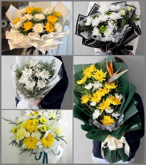 山东青岛即墨市环秀街道东叫儿埠村白事花束代送